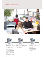 Предварительный просмотр 5 страницы Lexmark X463de Brochure & Specs