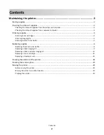 Preview for 2 page of Lexmark X54 Series Maintenance Manual