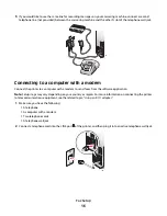 Preview for 16 page of Lexmark X5400 Series Fax Manual