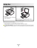 Preview for 20 page of Lexmark X5400 Series Fax Manual