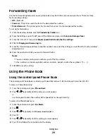 Preview for 29 page of Lexmark X5400 Series Fax Manual