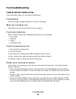 Preview for 45 page of Lexmark X5400 Series Fax Manual