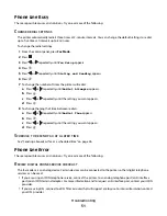 Preview for 51 page of Lexmark X5400 Series Fax Manual