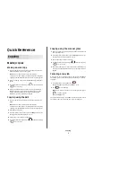 Preview for 1 page of Lexmark X543DN Quick Reference Manual