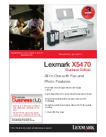 Preview for 1 page of Lexmark X5470 Features