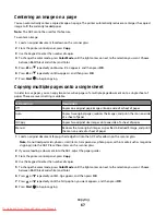 Preview for 67 page of Lexmark X560(n) User Manual