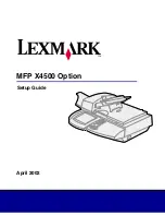 Lexmark X620e Setup Manual preview