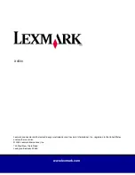 Preview for 168 page of Lexmark X620e Setup Manual