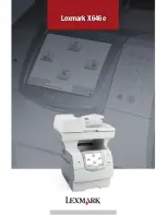 Preview for 1 page of Lexmark X646e MFP Specifications