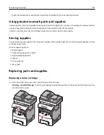 Предварительный просмотр 237 страницы Lexmark X746 User Manual