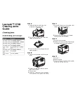 Lexmark X782 Clearing Jams Manual preview