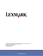 Preview for 42 page of Lexmark X782E Installation Manual