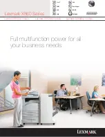 Lexmark X862dte 3 Brochure preview