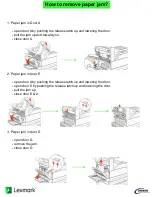 Preview for 7 page of Lexmark X86x User Manual