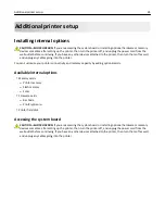 Preview for 35 page of Lexmark X925 User Manual