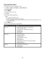 Preview for 70 page of Lexmark x9350 User Manual