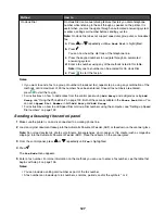 Preview for 127 page of Lexmark x9350 User Manual