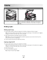 Preview for 105 page of Lexmark X950 Series User Manual