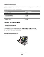 Preview for 249 page of Lexmark X950 Series User Manual