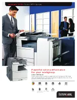 Lexmark X950de Quick Manual preview