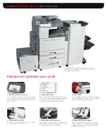 Предварительный просмотр 2 страницы Lexmark X950de Quick Manual