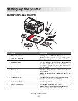 Предварительный просмотр 21 страницы Lexmark X9575 User Manual