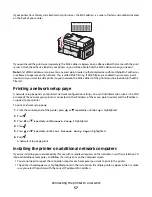 Предварительный просмотр 57 страницы Lexmark X9575 User Manual