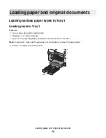 Предварительный просмотр 70 страницы Lexmark X9575 User Manual