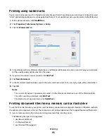 Предварительный просмотр 95 страницы Lexmark X9575 User Manual