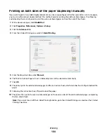 Предварительный просмотр 104 страницы Lexmark X9575 User Manual