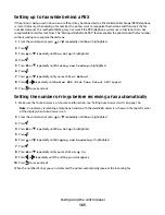 Предварительный просмотр 165 страницы Lexmark X9575 User Manual