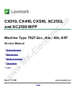 Lexmark XC2130 Service Manual предпросмотр