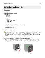 Предварительный просмотр 262 страницы Lexmark XC6152 User Manual