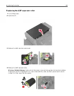 Предварительный просмотр 191 страницы Lexmark XC8155 User Manual