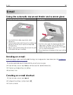 Preview for 167 page of Lexmark XC9325 User Manual