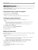 Preview for 264 page of Lexmark XC9325 User Manual