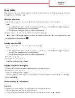 Lexmark XM1145 Copy Manual preview