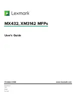 Preview for 1 page of Lexmark XM3142 User Manual