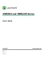 Lexmark XM5100 Series User Manual preview