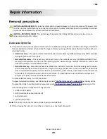 Preview for 1 page of Lexmark XM5163 Repair Manual