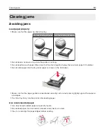 Preview for 183 page of Lexmark XM5365 User Manual