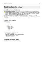 Preview for 27 page of Lexmark XM7100 Series User Manual