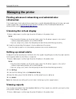 Preview for 263 page of Lexmark XM7100 Series User Manual