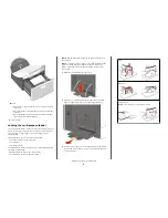 Preview for 8 page of Lexmark XS795dte Quick Reference