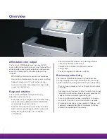 Preview for 3 page of Lexmark XS925de Specifications