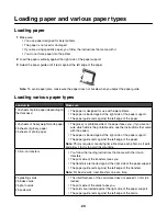 Предварительный просмотр 20 страницы Lexmark Z1300 - Single Function Color Inkjet Printer User Manual