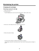 Предварительный просмотр 31 страницы Lexmark Z1300 - Single Function Color Inkjet Printer User Manual