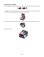 Предварительный просмотр 32 страницы Lexmark Z1300 - Single Function Color Inkjet Printer User Manual