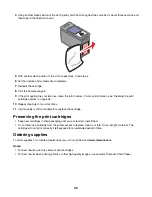 Предварительный просмотр 35 страницы Lexmark Z1300 - Single Function Color Inkjet Printer User Manual