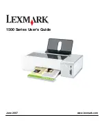 Lexmark Z1520 User Manual preview